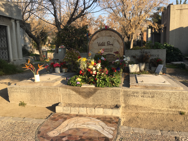 Violeta Para's burial site