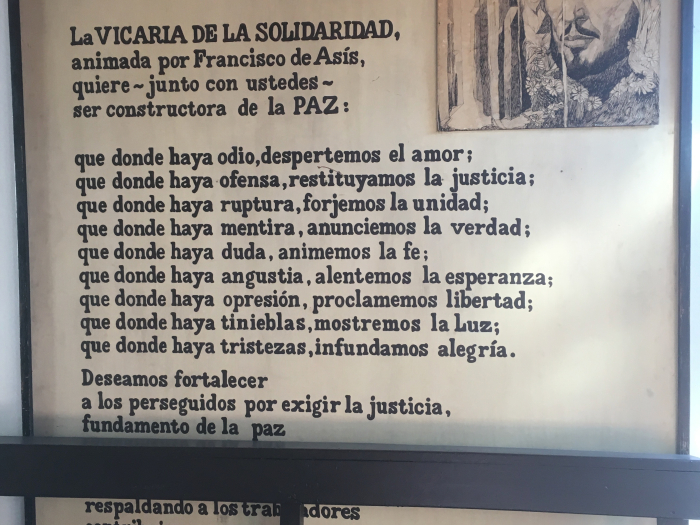 sign outside of the current location